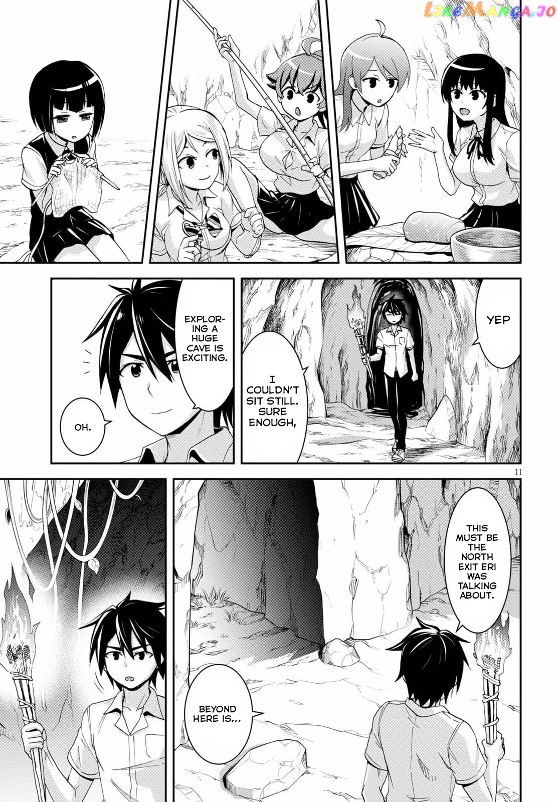 Isekai Yurutto Survival Seikatsu: Gakkou no Minna to Isekai no Mujintou ni Tenishitakedo Ore Dake Rakushou desu chapter 11 - page 12