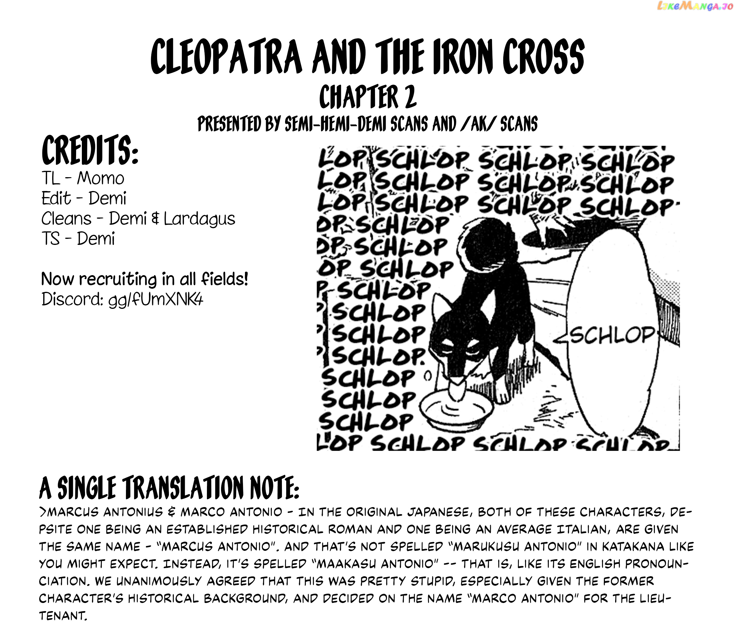 Cleopatra And The Iron Cross chapter 2 - page 28