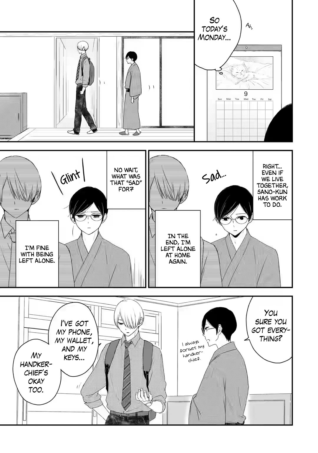 My Housemate Sano-kun Is Just My Editor chapter 3.1 - page 7