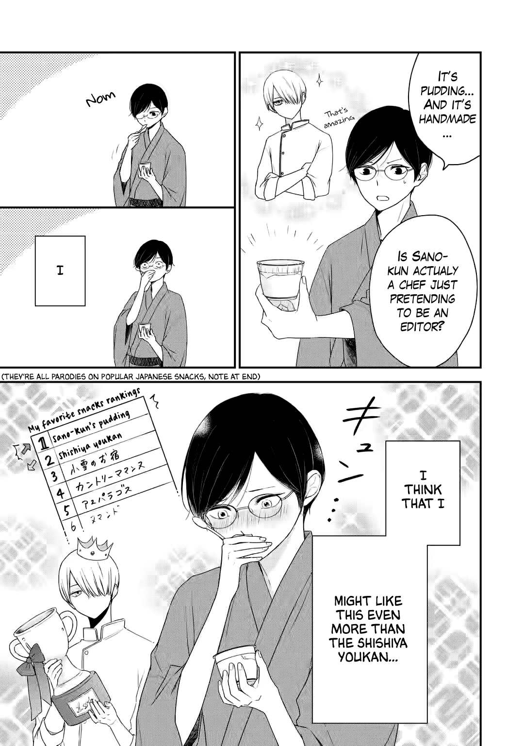 My Housemate Sano-kun Is Just My Editor chapter 3.2 - page 3