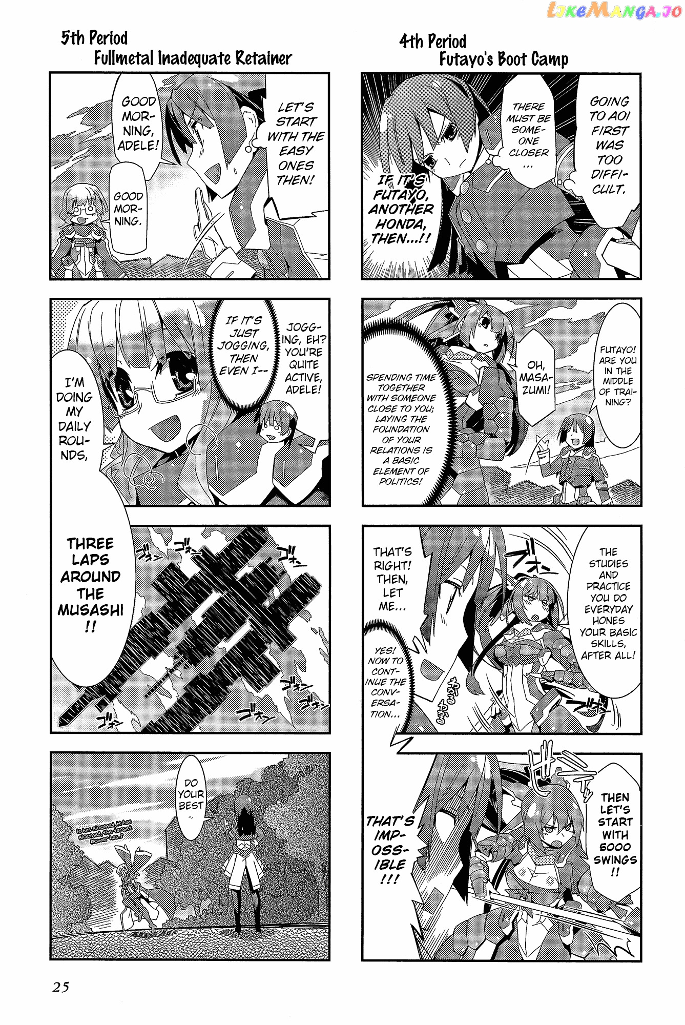 Kyoukai Senjou no Horizon - Official 4koma Anthology chapter 1 - page 25