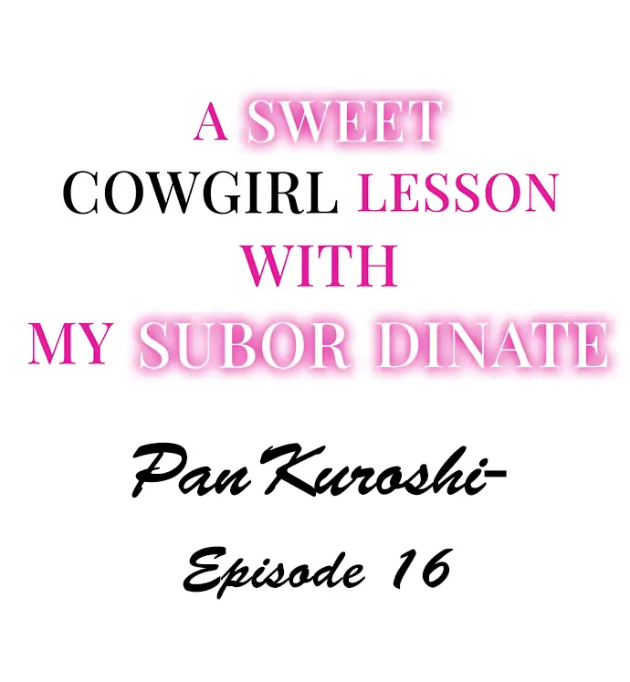 A Sweet Cowgirl Lesson With My Subordinate chapter 16 - page 1