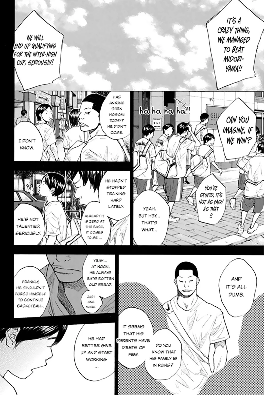 Ahiru No Sora chapter 248.8 - page 16