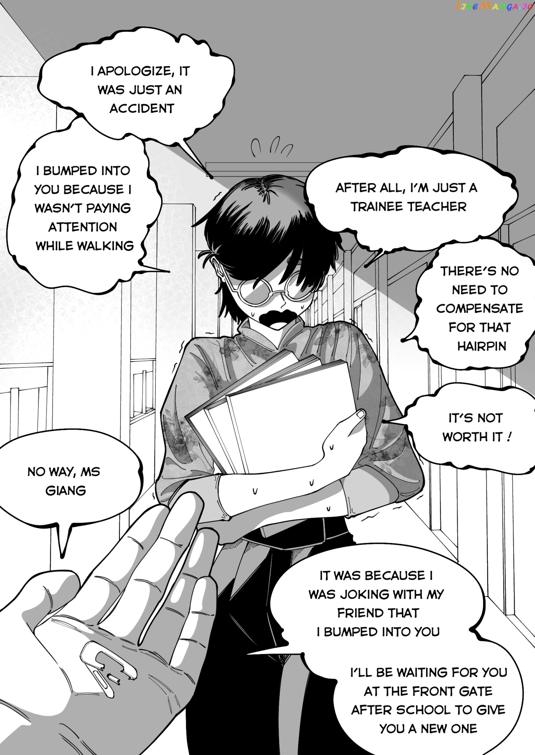 My Trainee Teacher Is Actually A Goth Rocker chapter 1 - page 1