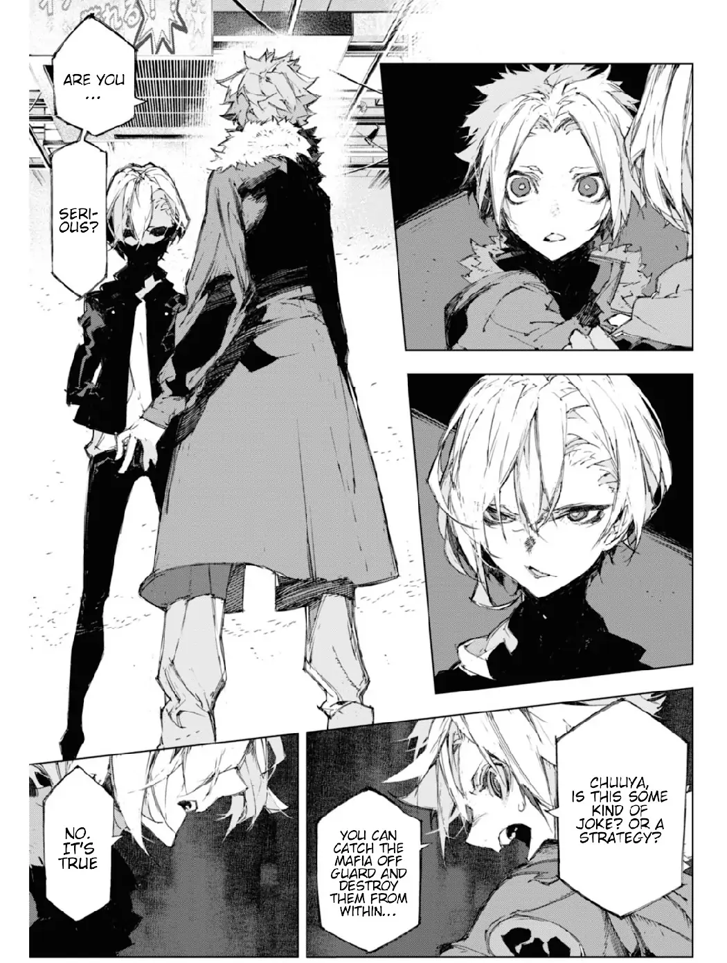 Bungou Stray Dogs: Dazai, Chuuya, Age Fifteen Chapter 7 - page 38