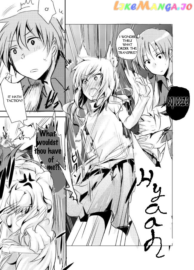 Nanka Kanojo ni Inumimi to Shippo ga Haetan Daga Ore wa Dousurebaii? chapter 2 - page 9