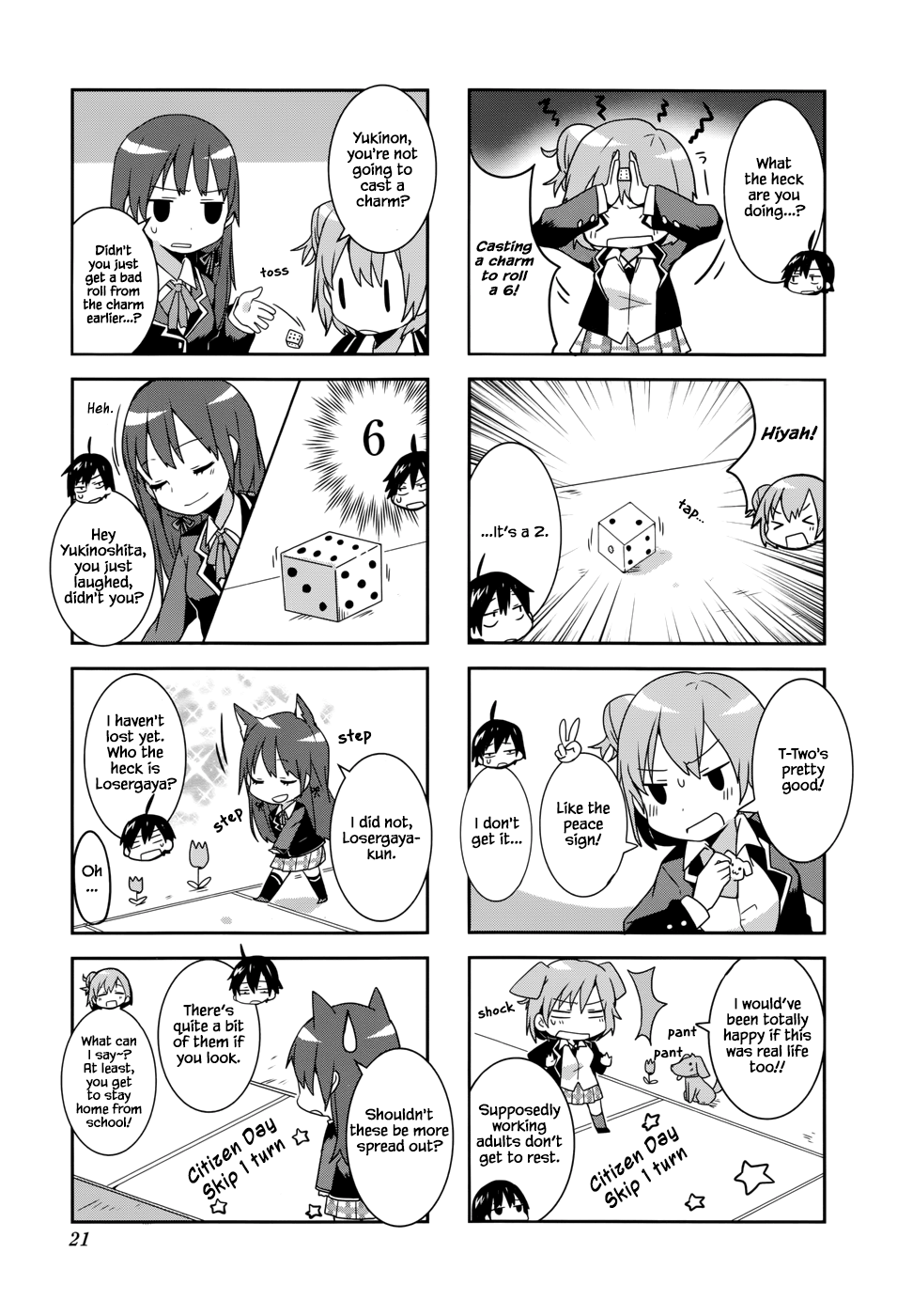 Yahari 4-Koma Demo Ore No Seishun Love Come Wa Machigatteiru. chapter 2 - page 5