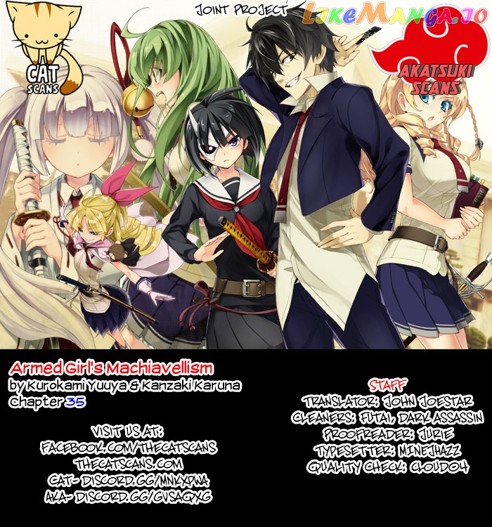 Busou Shoujo Machiavellianism chapter 35 - page 1