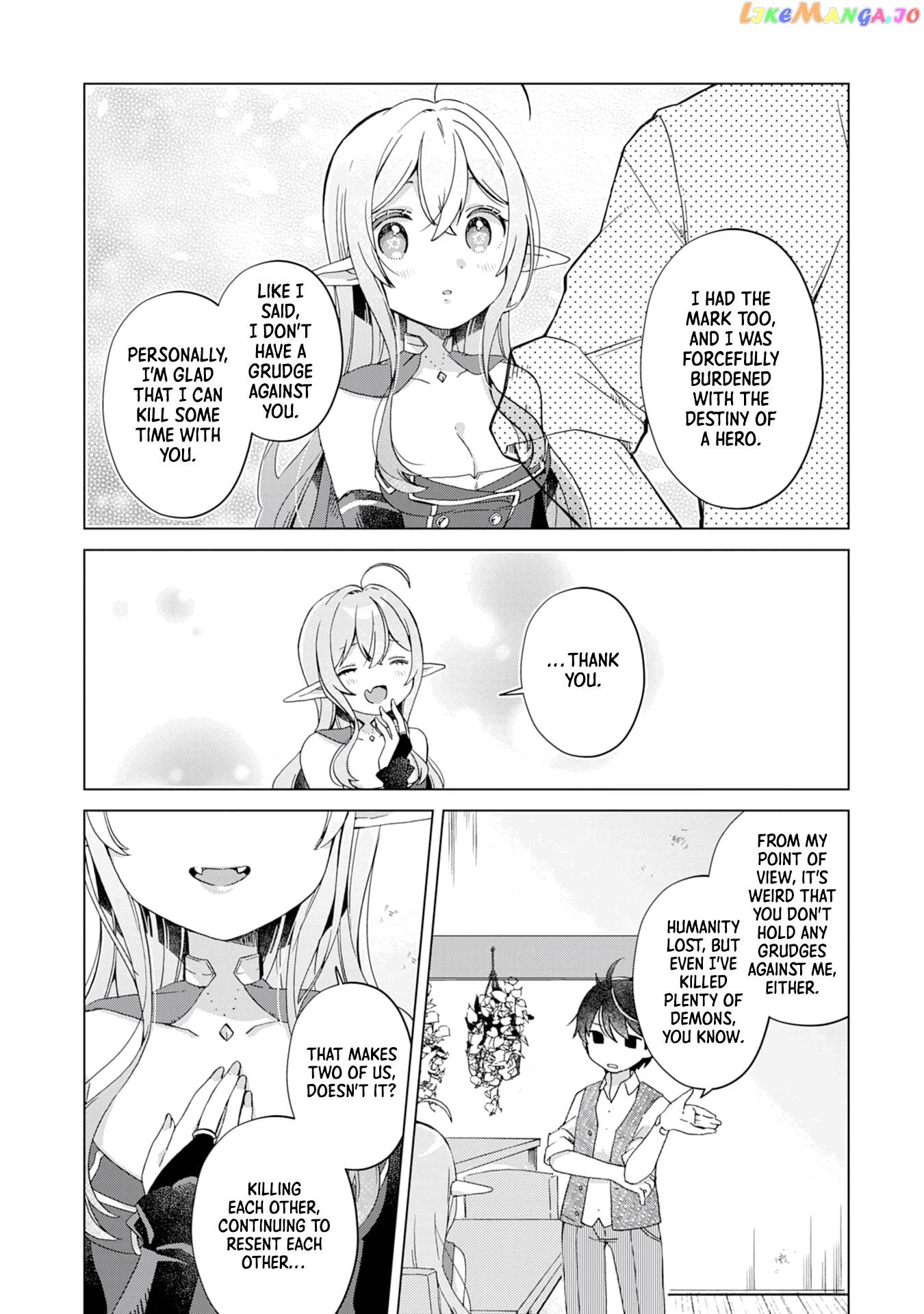 Hara Peko Mao To Horyo Yuusha! Mao Ga Ore No Heya Ni Meshi Wo Gui Ni Kurundaga chapter 1 - page 27