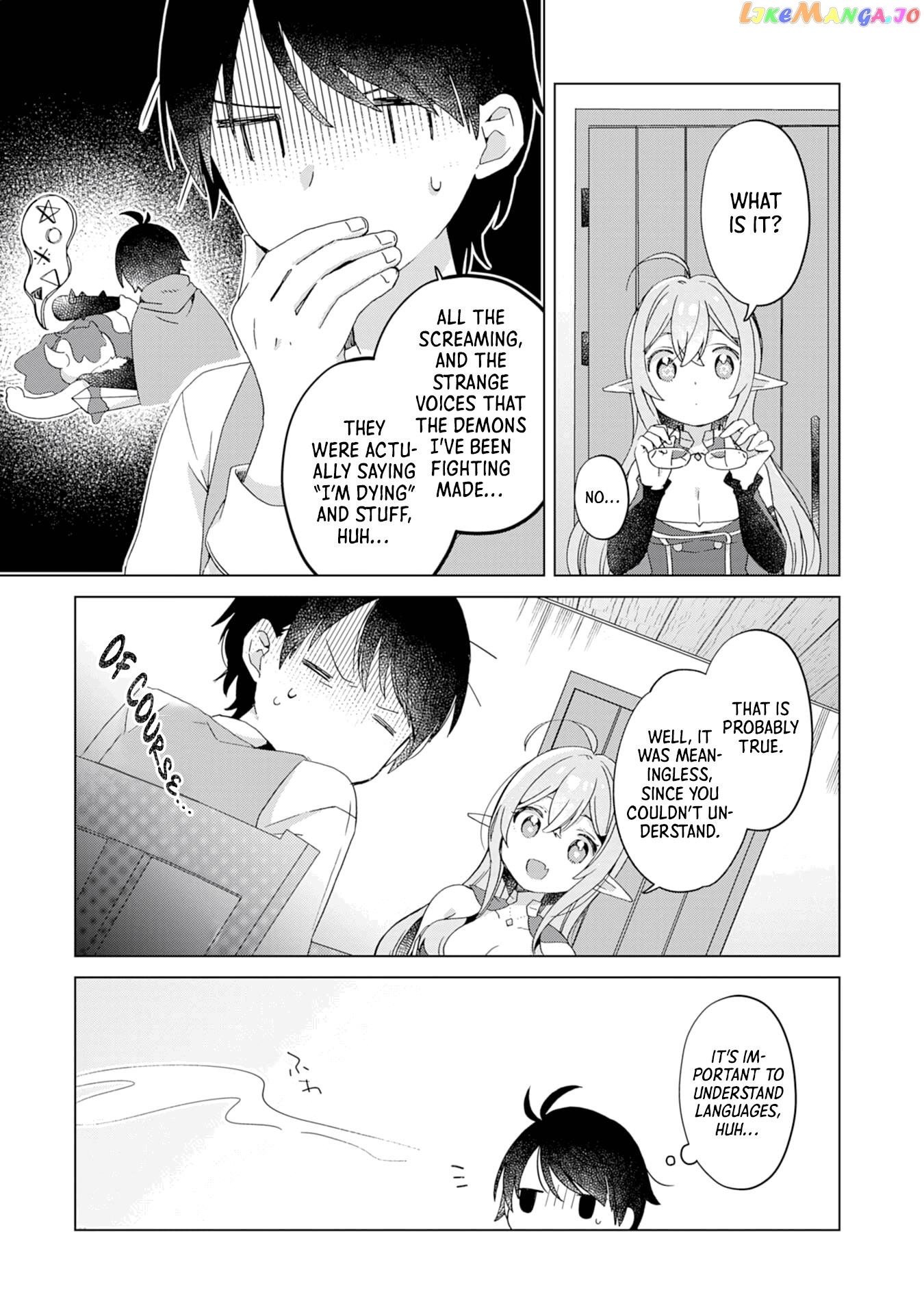 Hara Peko Mao To Horyo Yuusha! Mao Ga Ore No Heya Ni Meshi Wo Gui Ni Kurundaga chapter 2 - page 10