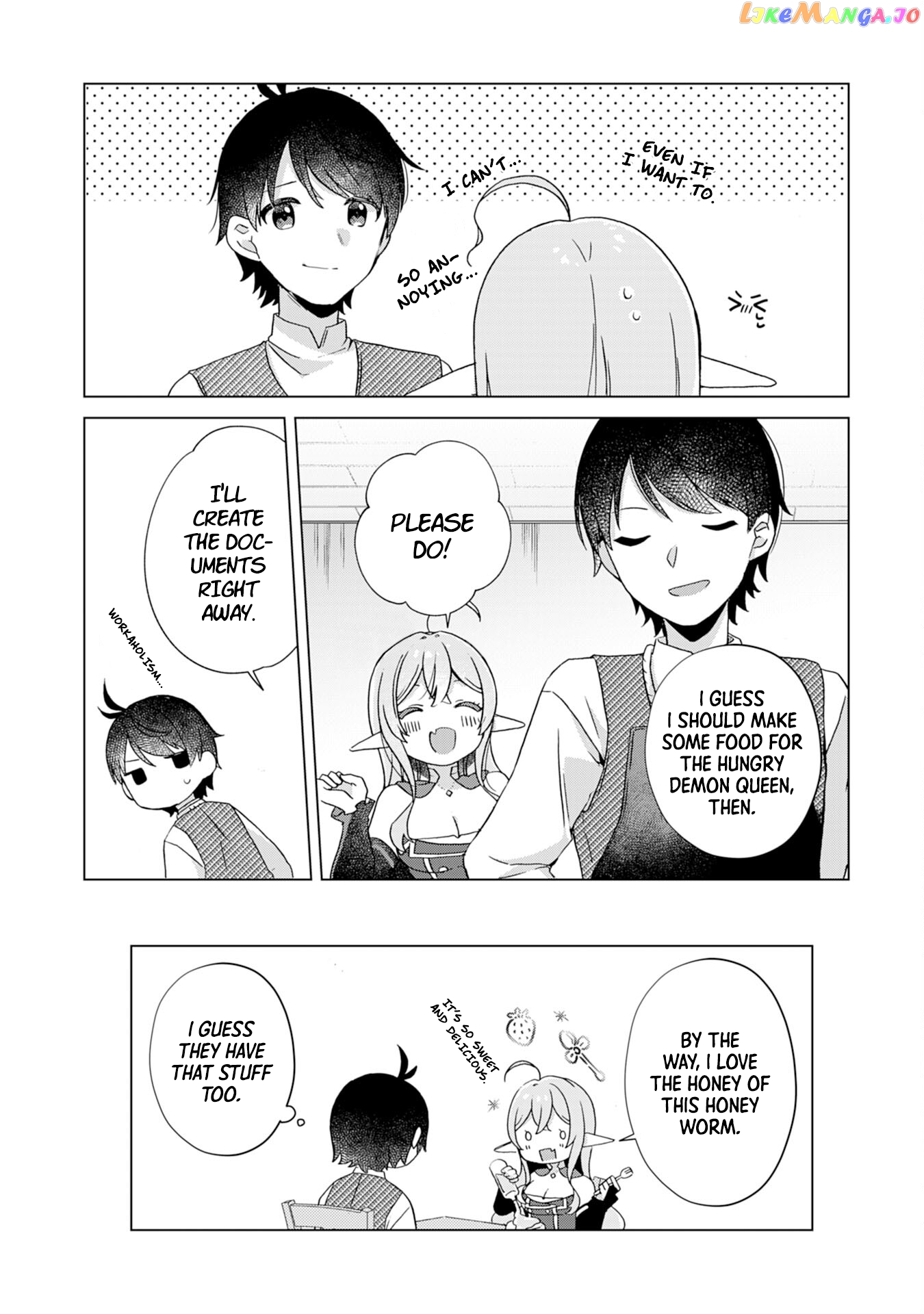 Hara Peko Mao To Horyo Yuusha! Mao Ga Ore No Heya Ni Meshi Wo Gui Ni Kurundaga chapter 4 - page 9