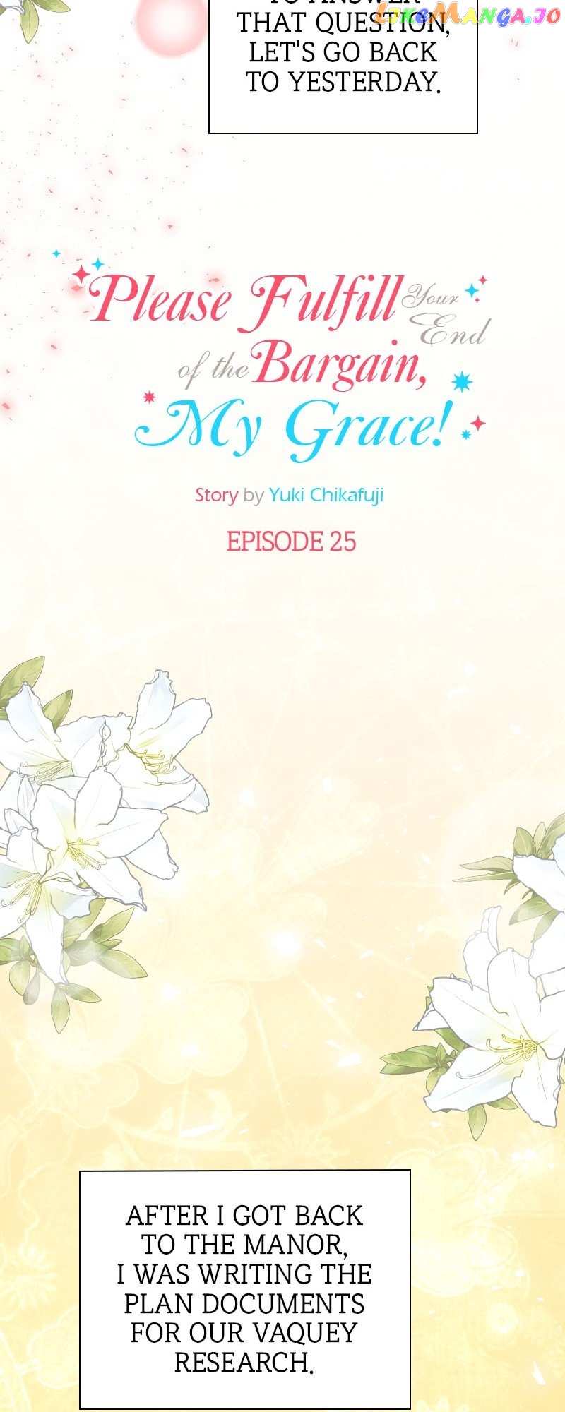 Please Fulfill Your End of the Bargain, My Grace! Chapter 25 - page 6