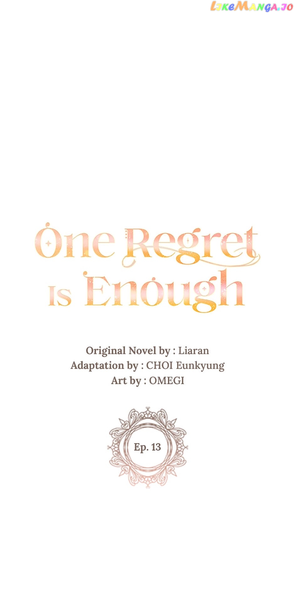 One Regret Is Enough Chapter 13 - page 1