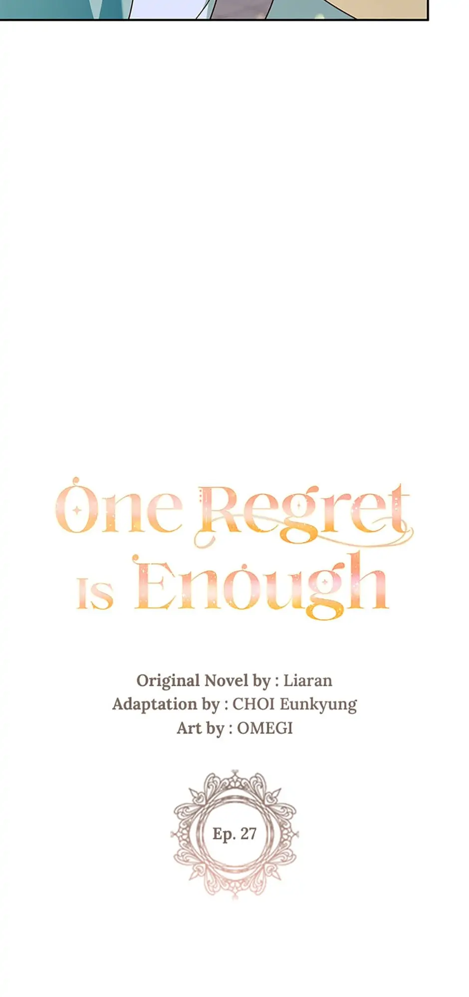 One Regret Is Enough Chapter 27 - page 21