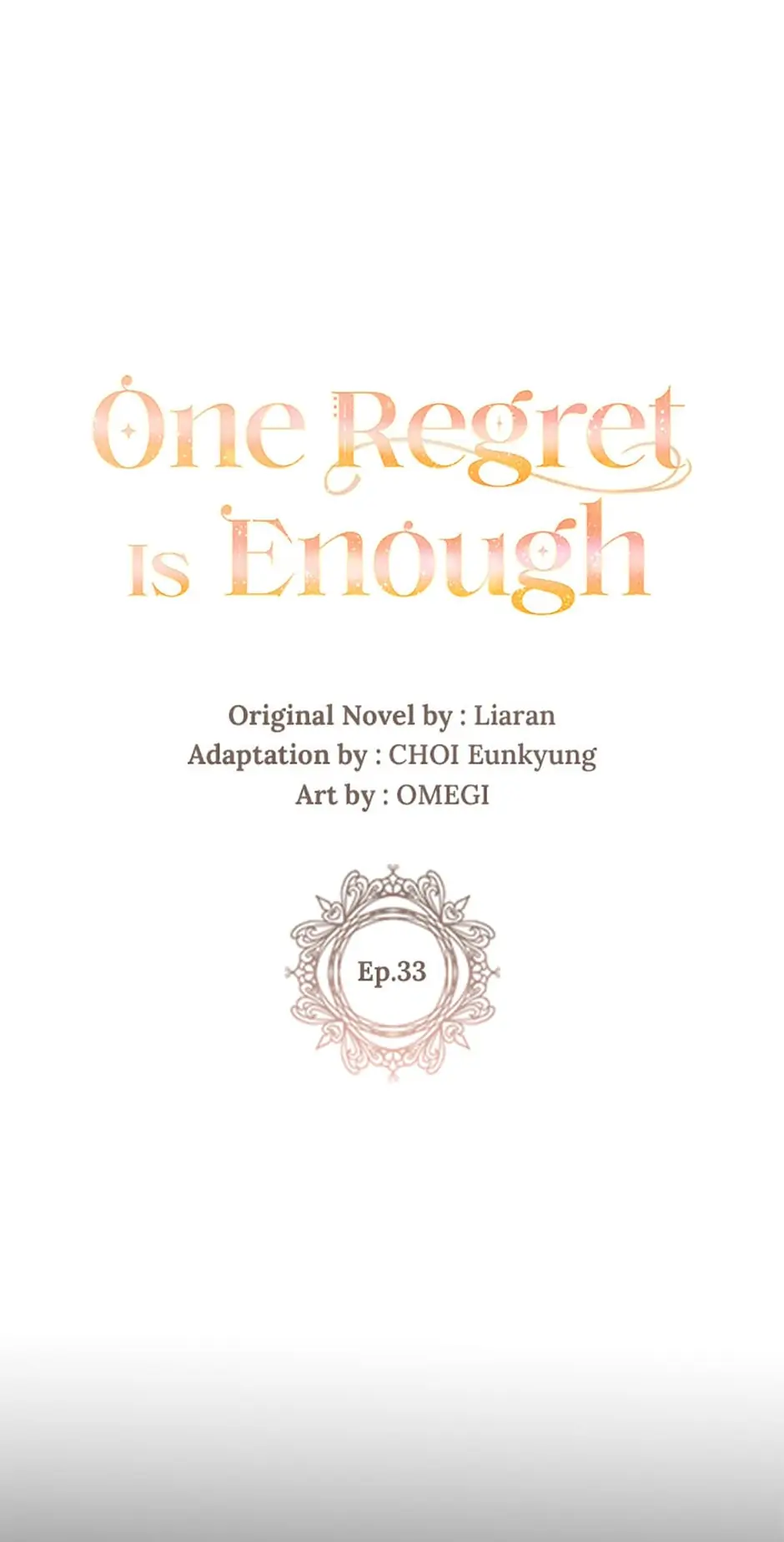 One Regret Is Enough Chapter 33 - page 6