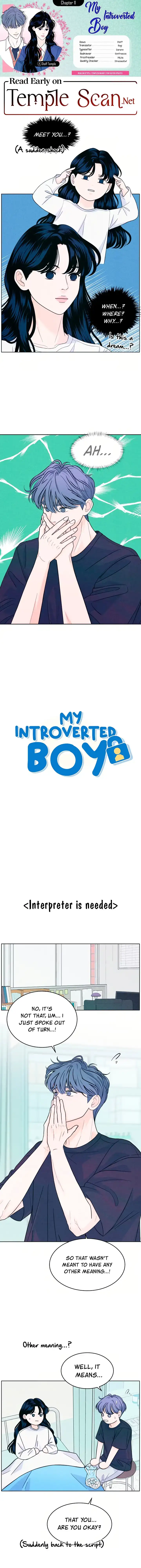 My Introverted Boy Chapter 11 - page 1