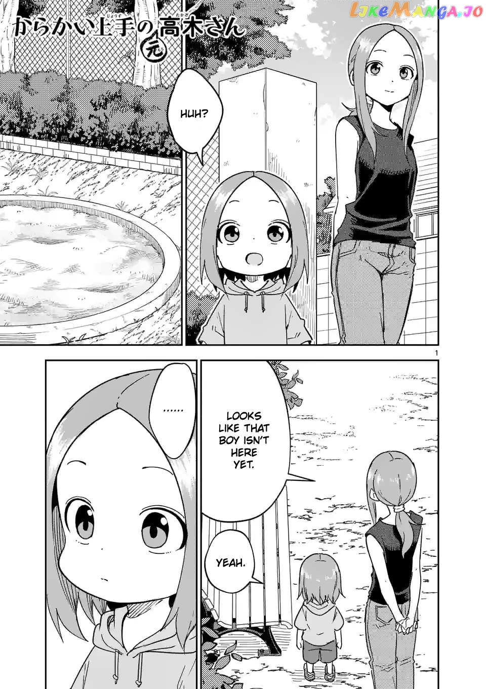 Karakai Jouzu no (Moto) Takagi-san Chapter 294 - page 1