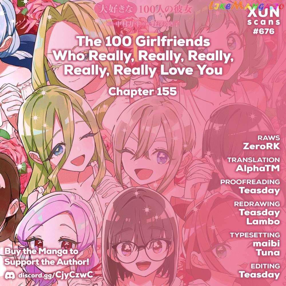 The 100 Girlfriends Who Really, Really, Really, Really, Really Love You chapter 155 - page 1