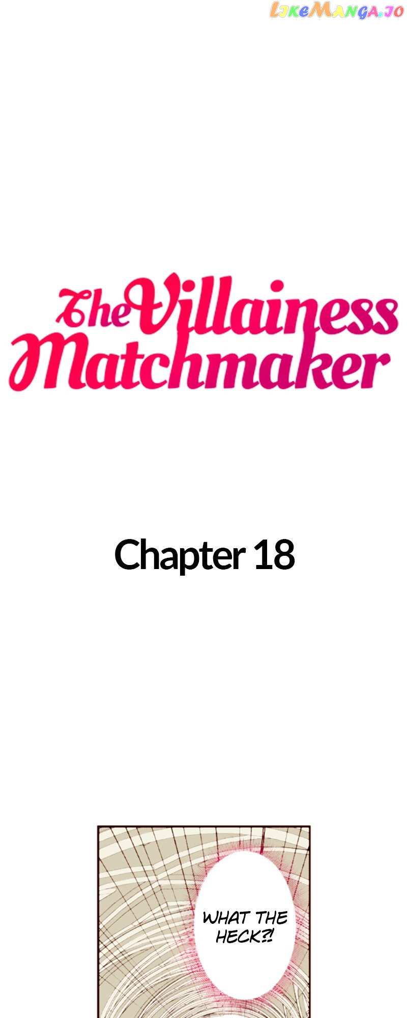The Villainess Matchmaker Chapter 18 - page 1