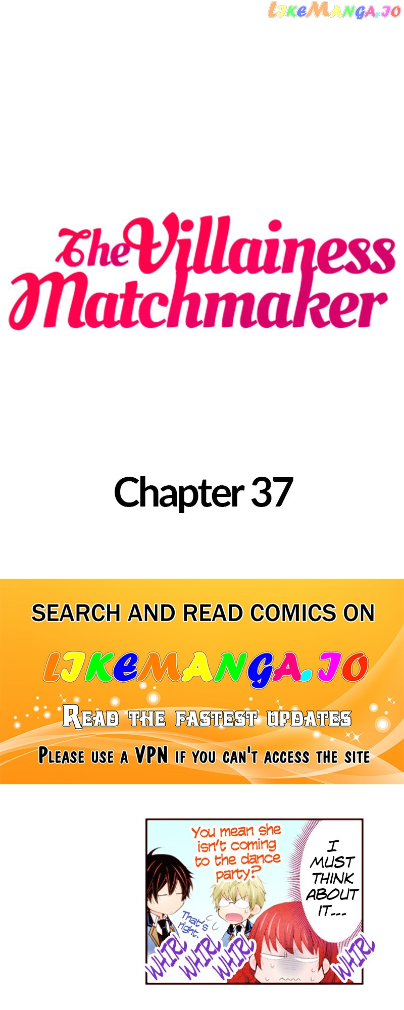 The Villainess Matchmaker Chapter 37 - page 1