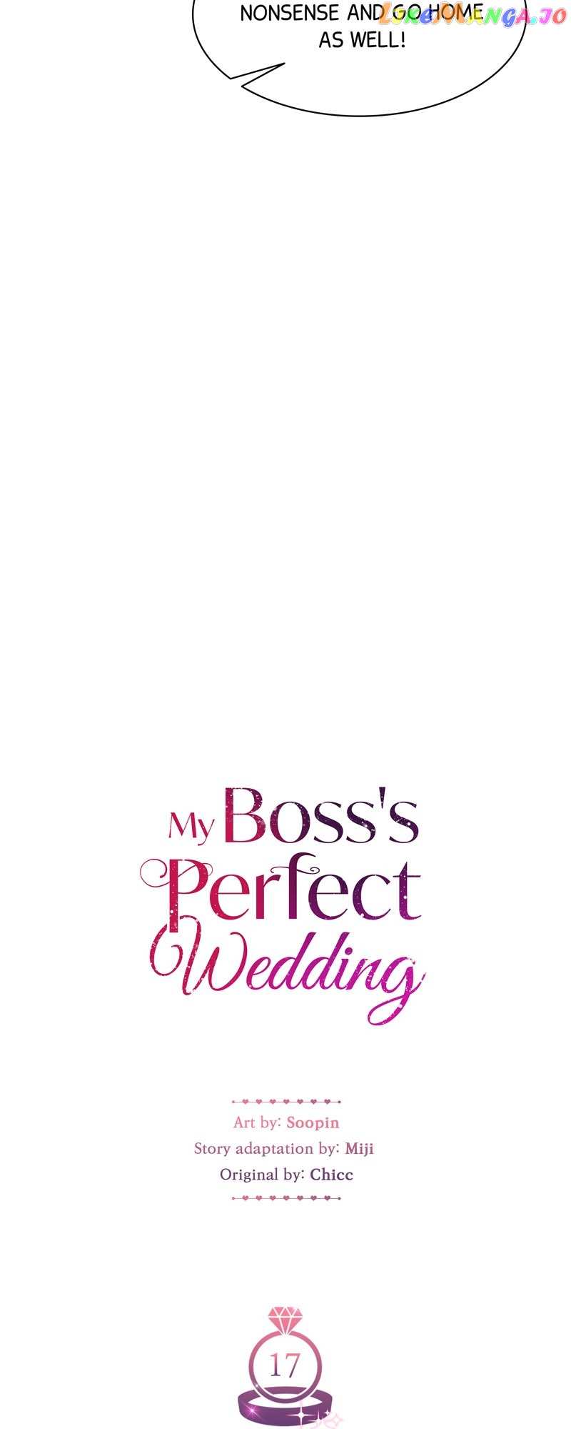 My Boss's Perfect Wedding Chapter 17 - page 17