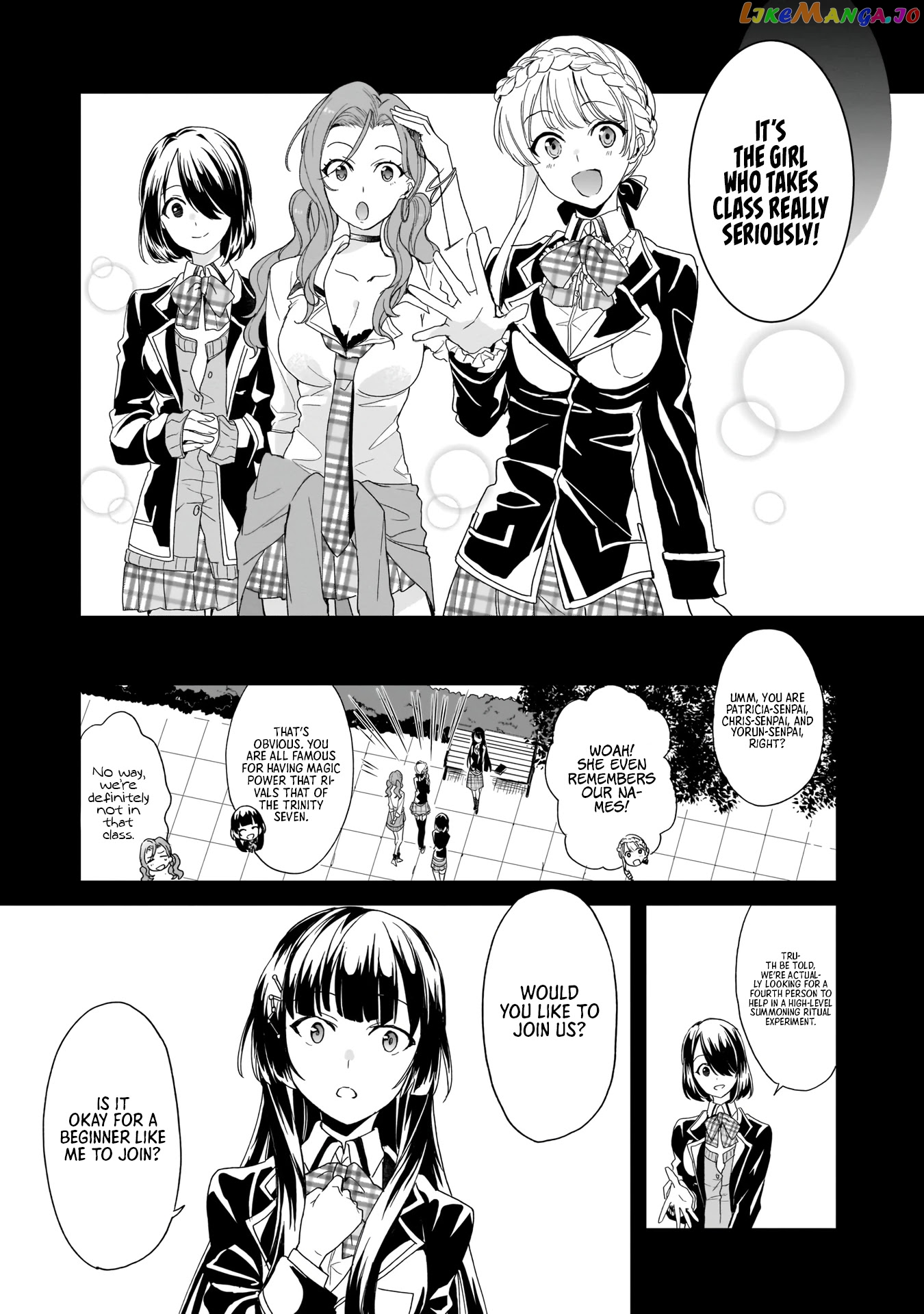 Trinity Seven: Anastasia Holy Story chapter 5 - page 4