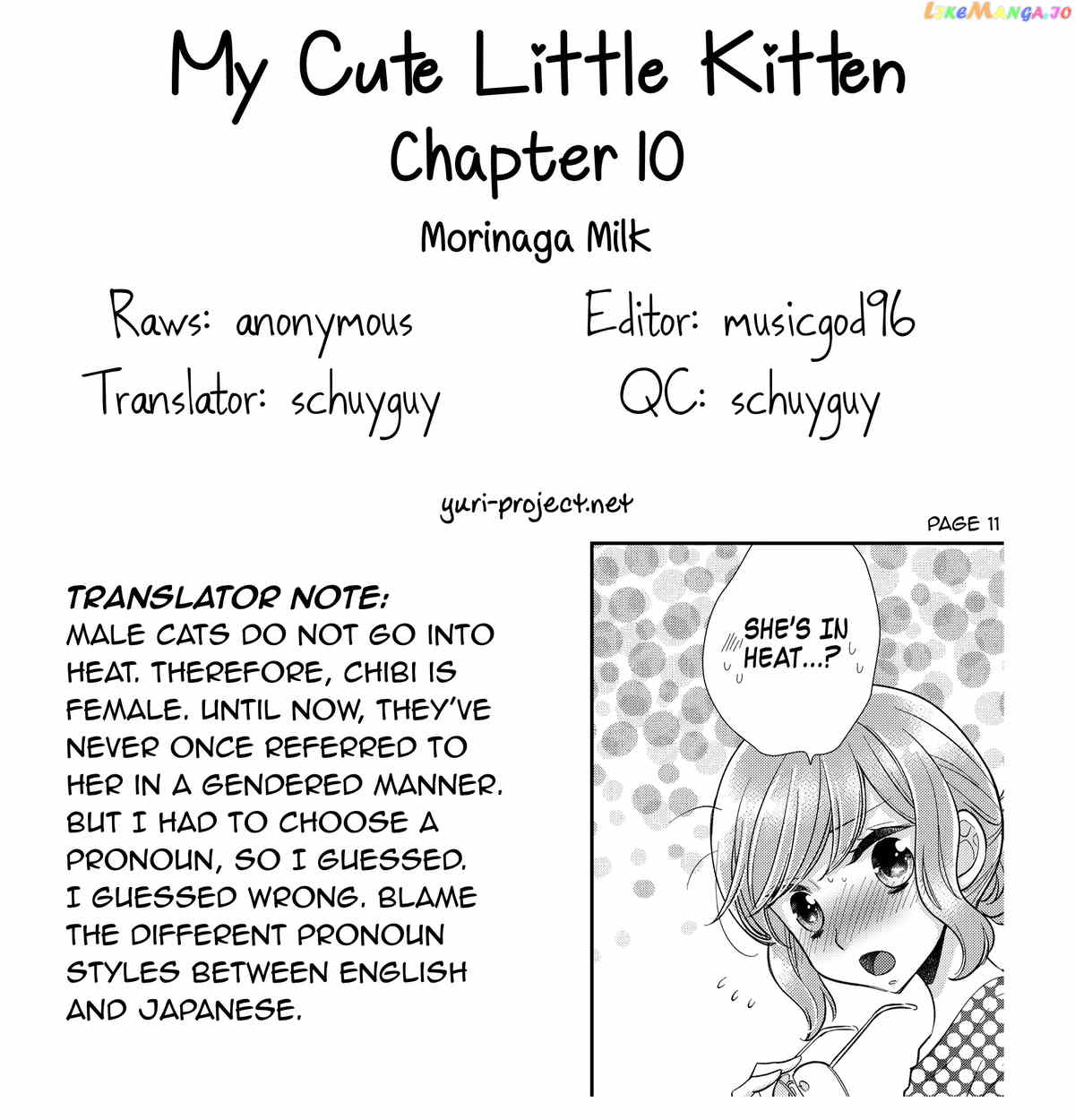 My Cute Little Kitten chapter 10 - page 19