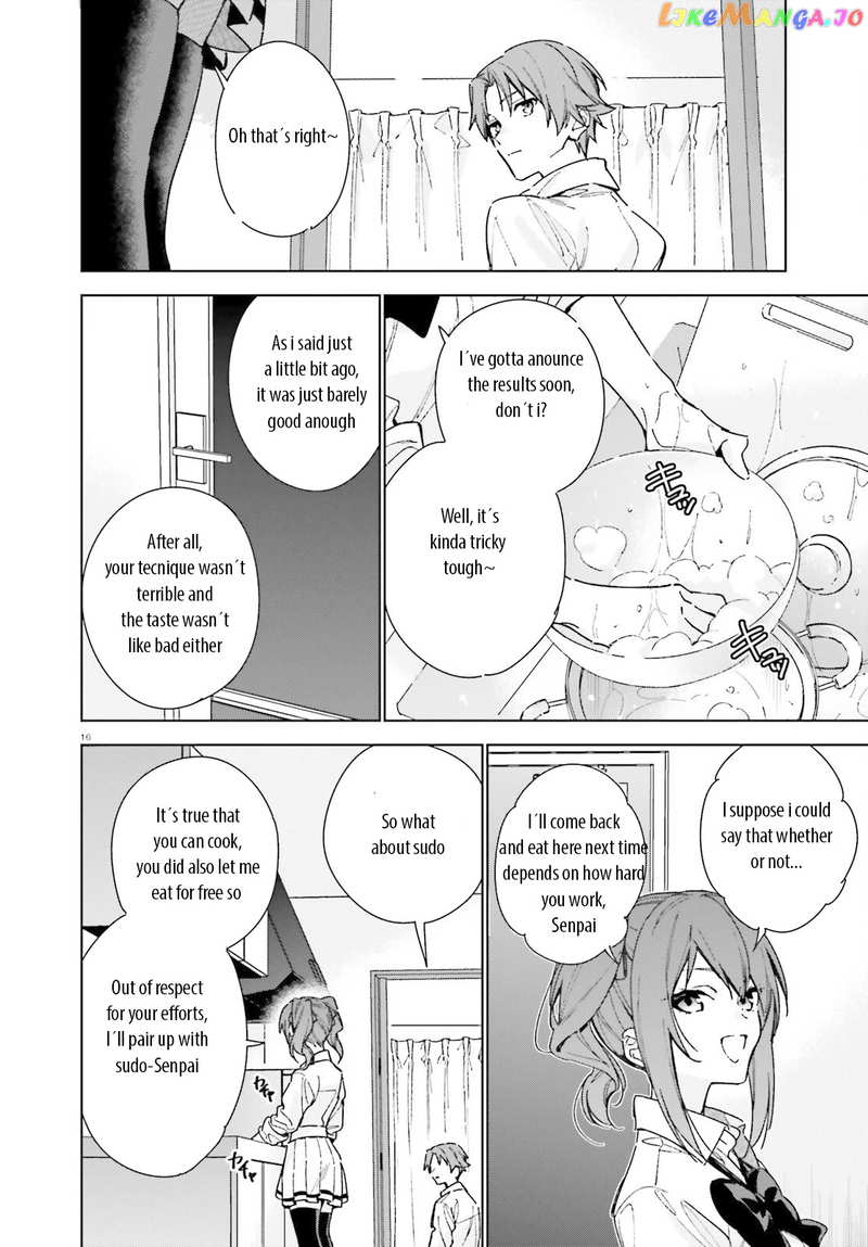 Youkoso Jitsuryoku Shijou Shugi No Kyoushitsu E: 2-Nensei-Hen chapter 8 - page 16