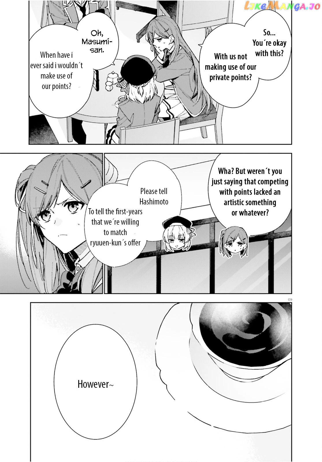 Youkoso Jitsuryoku Shijou Shugi No Kyoushitsu E: 2-Nensei-Hen chapter 8.5 - page 9