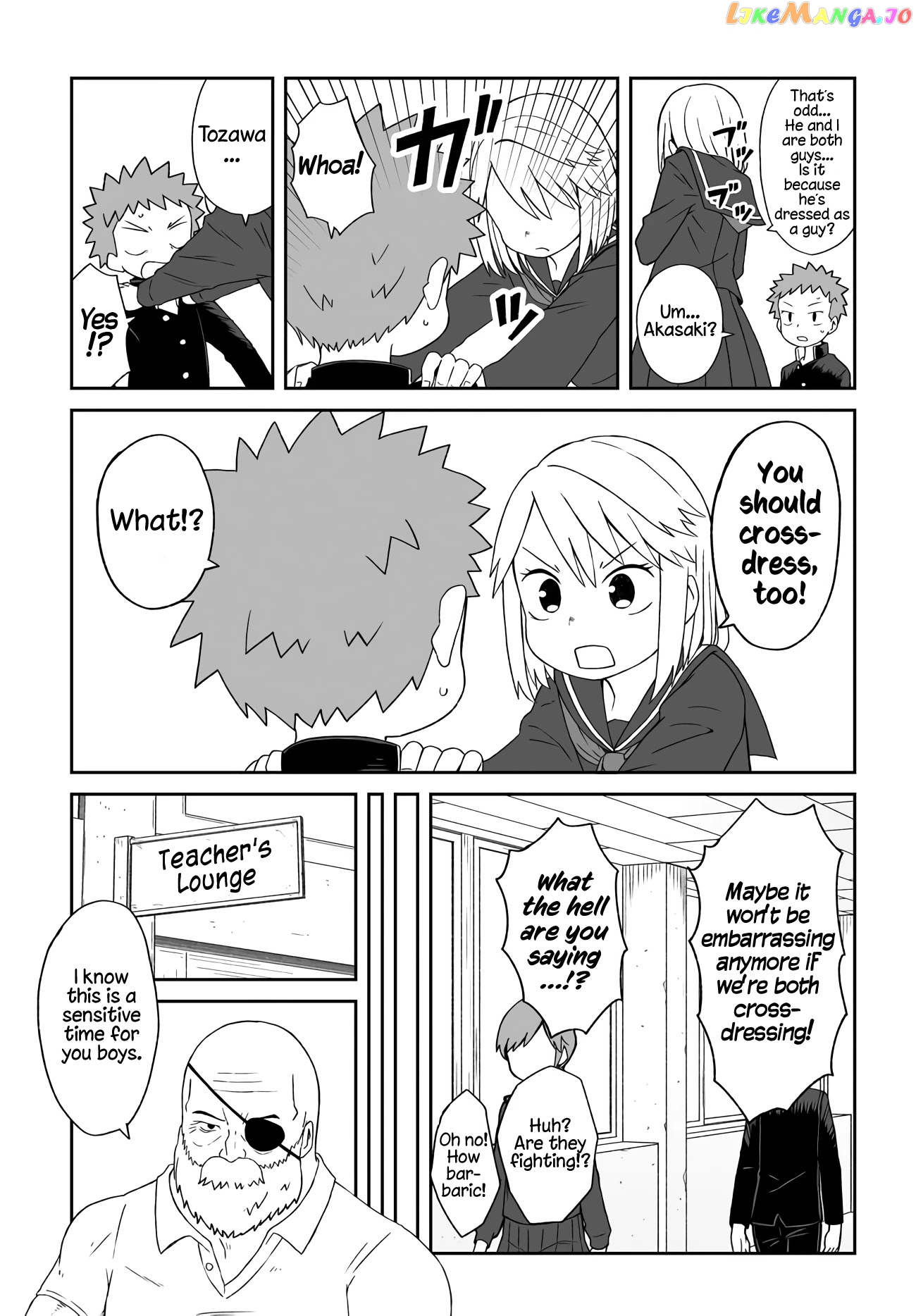 I'm the Only One Not Crossdressing!? chapter 4 - page 8