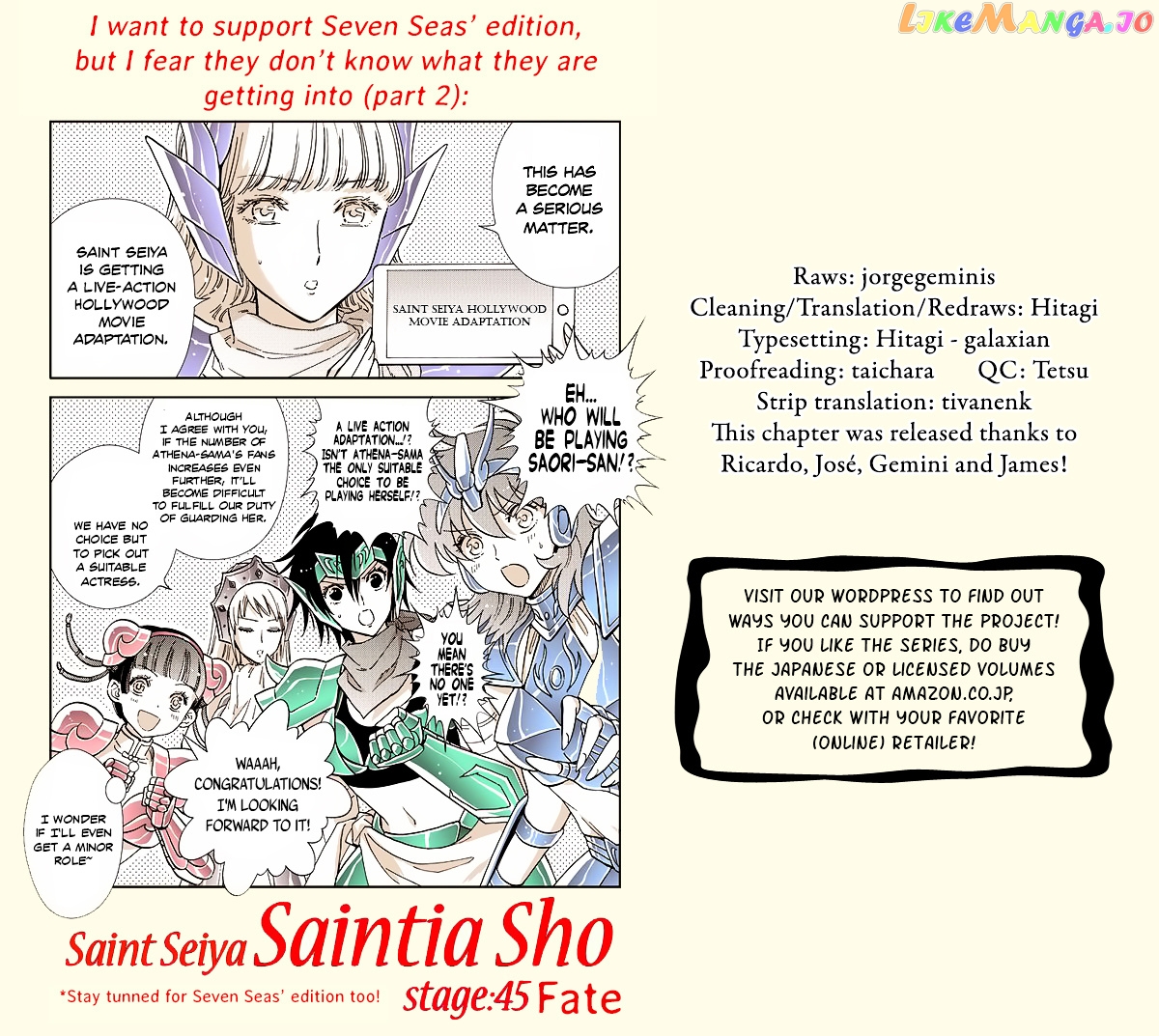 Saint Seiya – Saintia Shou chapter 45 - page 1