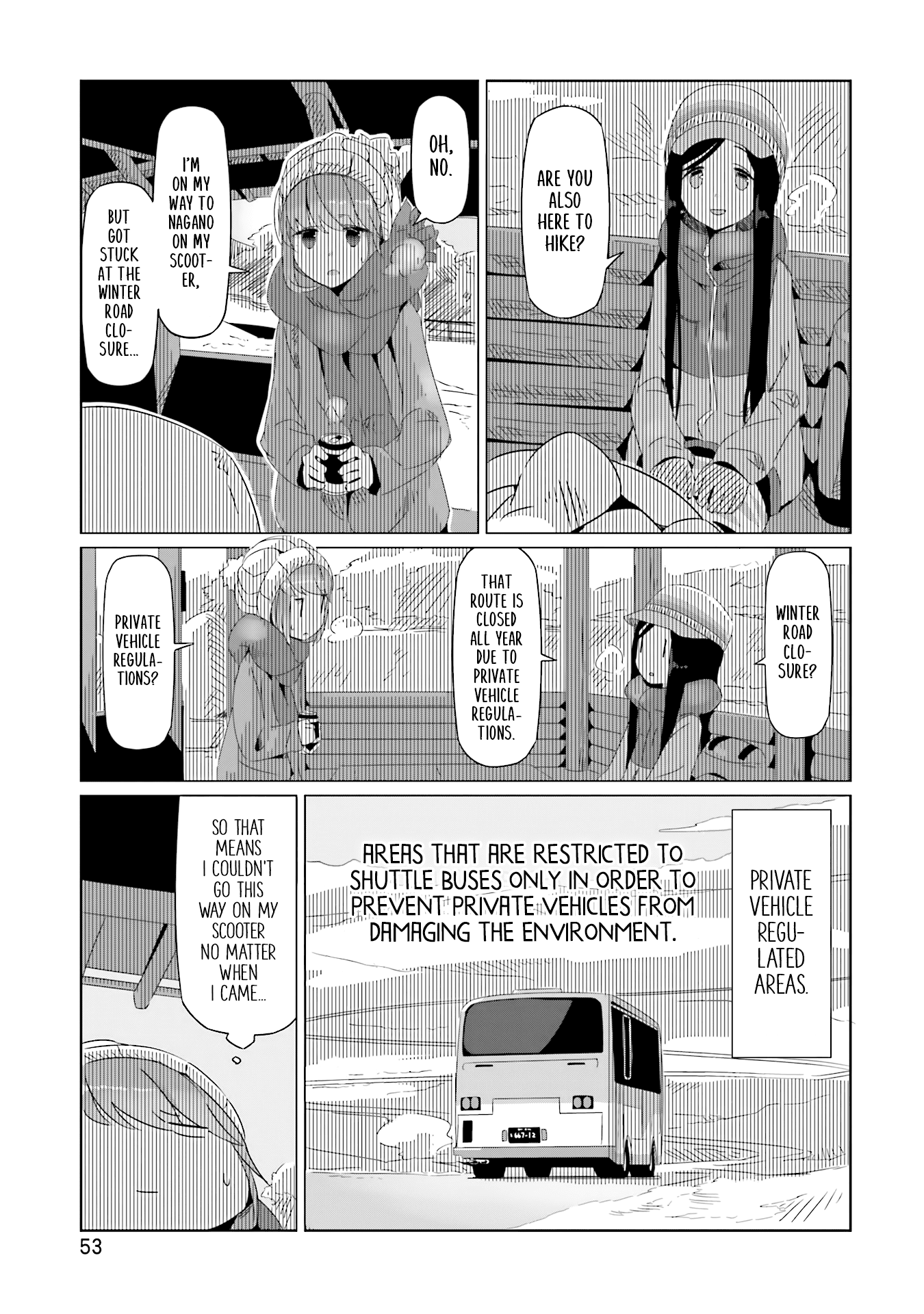 Yurucamp chapter 15 - page 49