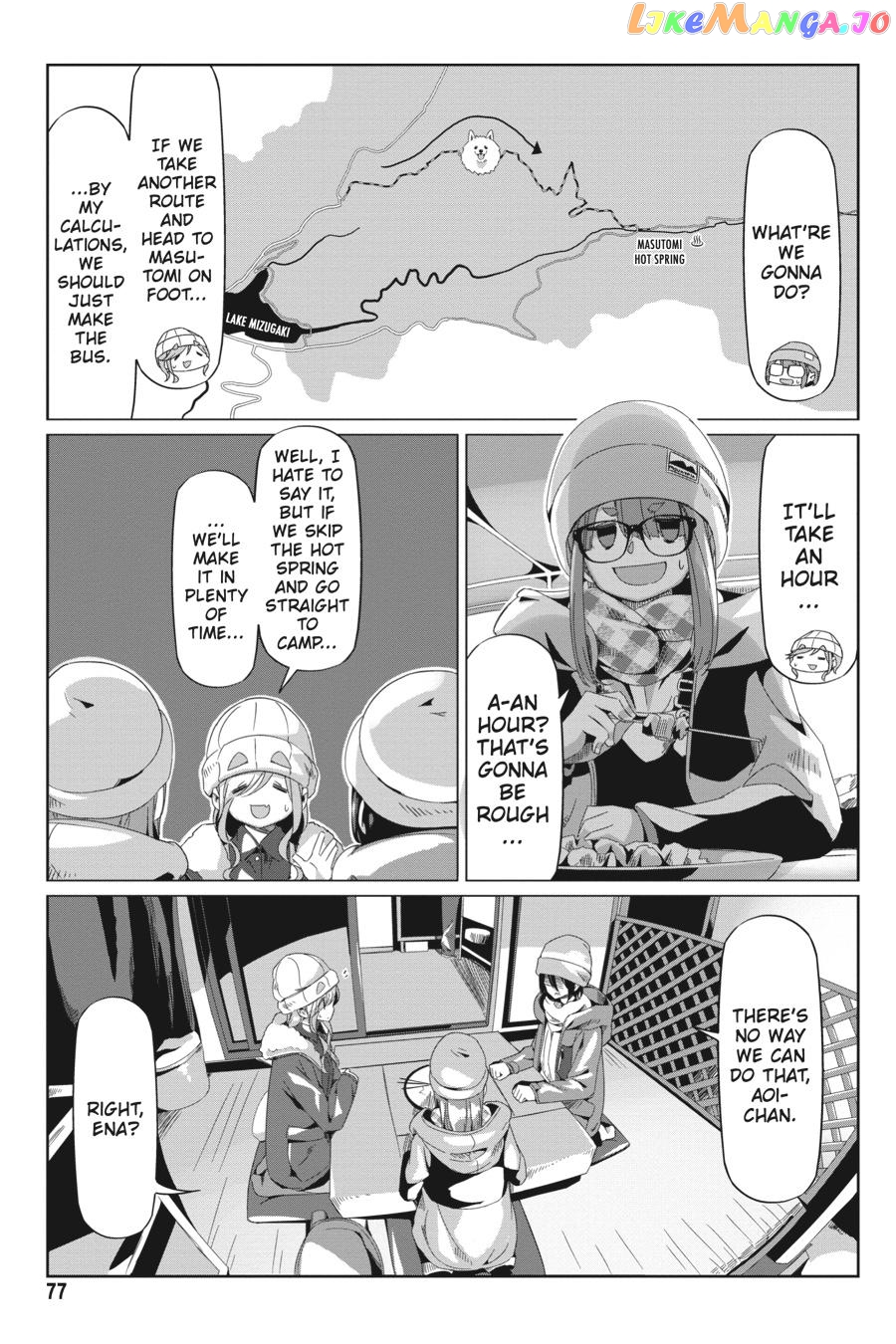 Yurucamp chapter 66 - page 23