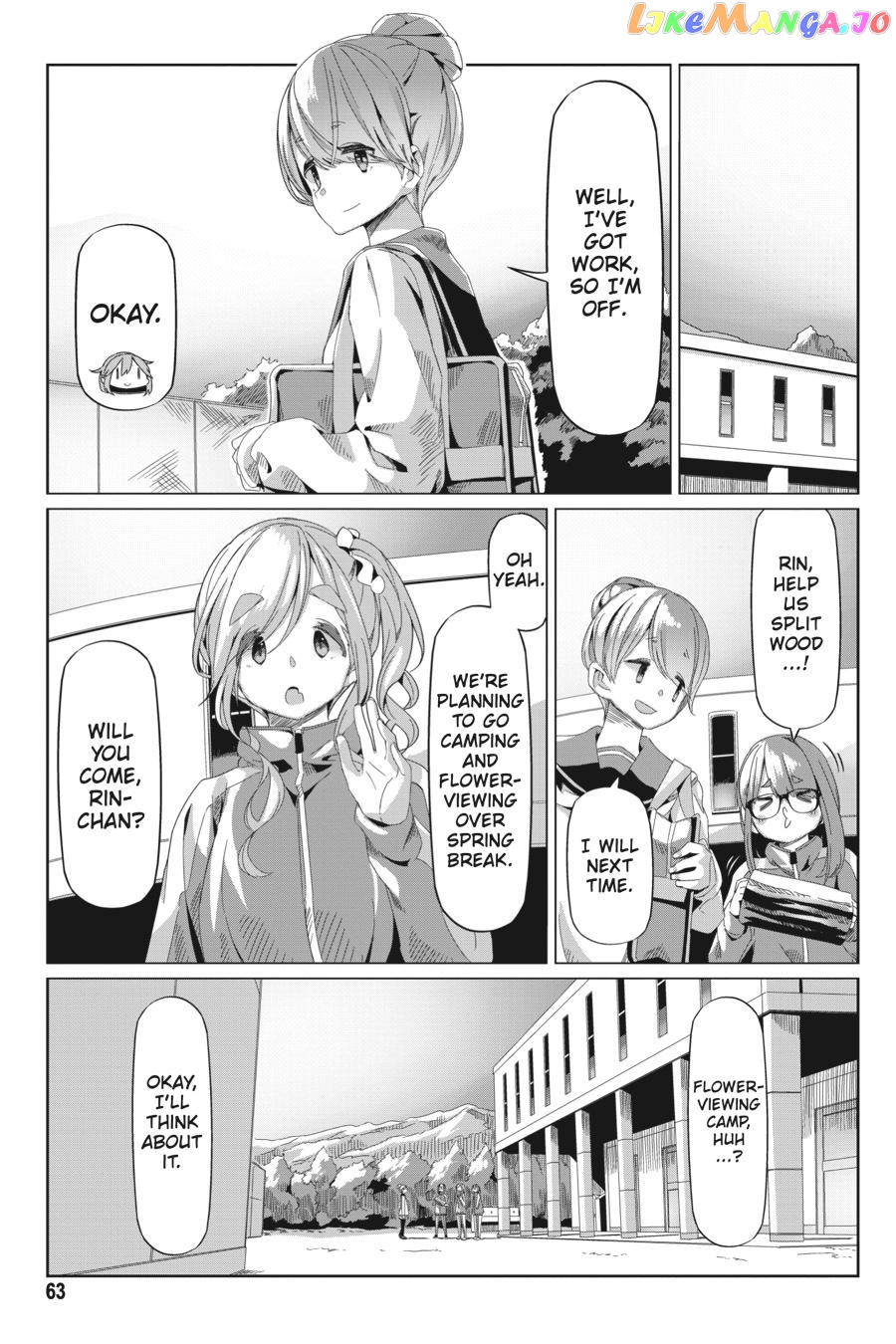 Yurucamp chapter 66 - page 9