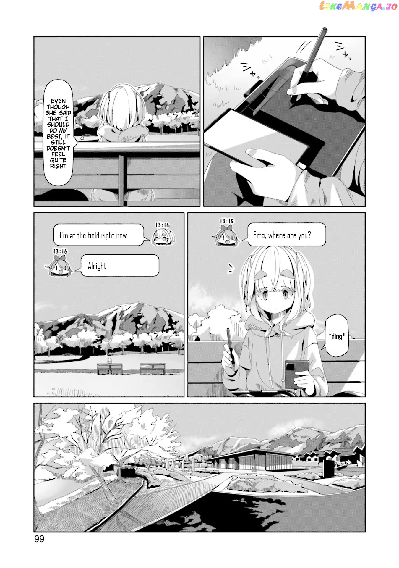 Yurucamp chapter 73 - page 19