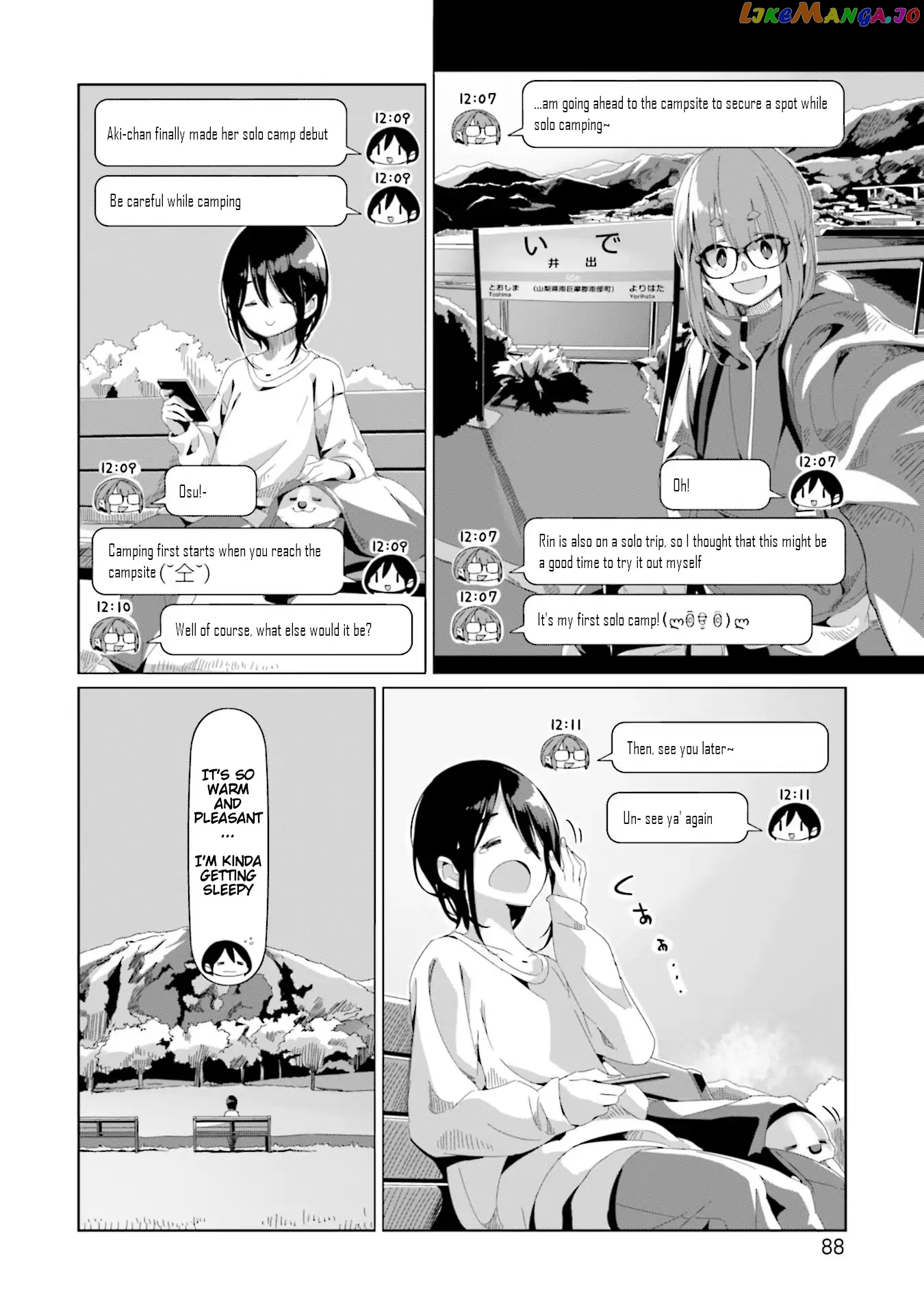 Yurucamp chapter 73 - page 8