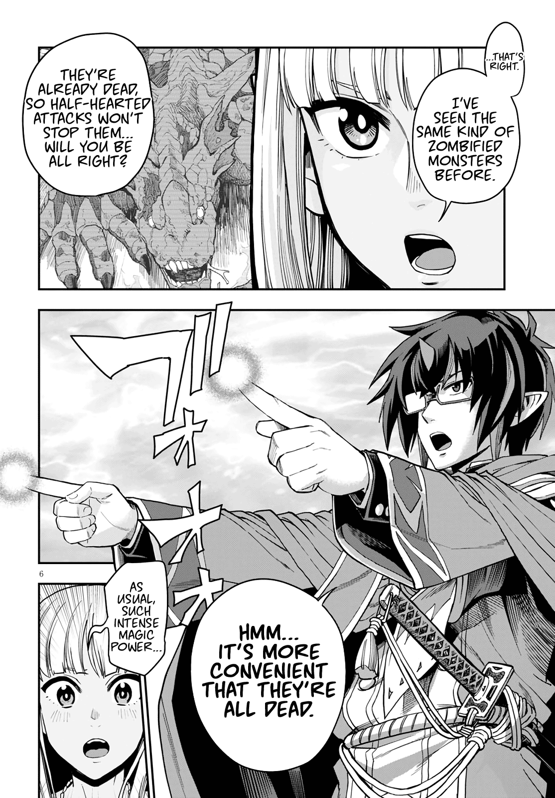 Konjiki no Moji Tsukai - Yuusha Yonin ni Makikomareta Unique Cheat chapter 69 - page 6