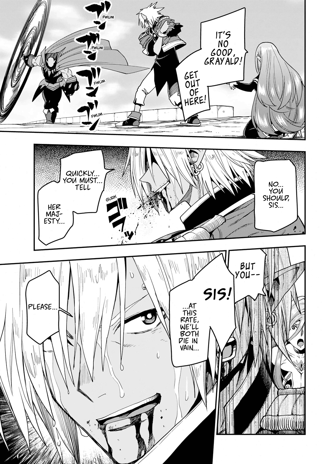 Konjiki no Moji Tsukai - Yuusha Yonin ni Makikomareta Unique Cheat chapter 60 - page 7