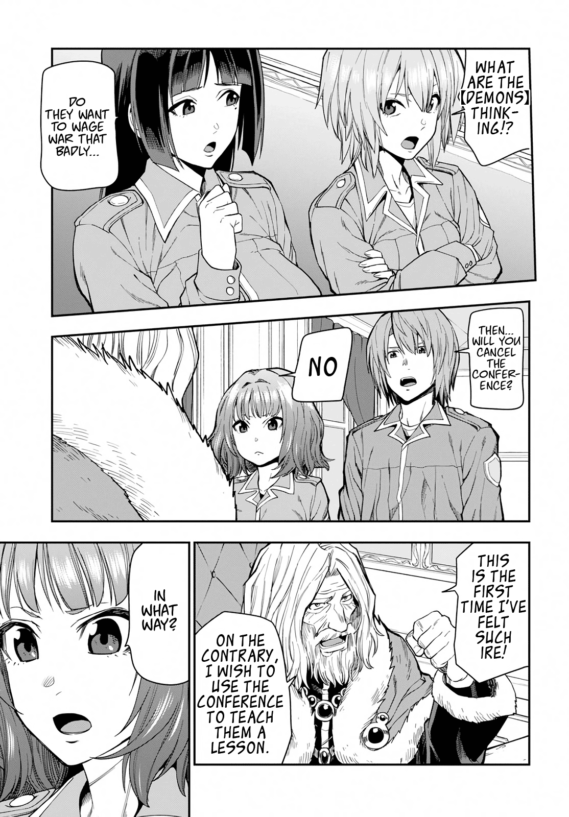 Konjiki no Moji Tsukai - Yuusha Yonin ni Makikomareta Unique Cheat chapter 61 - page 3