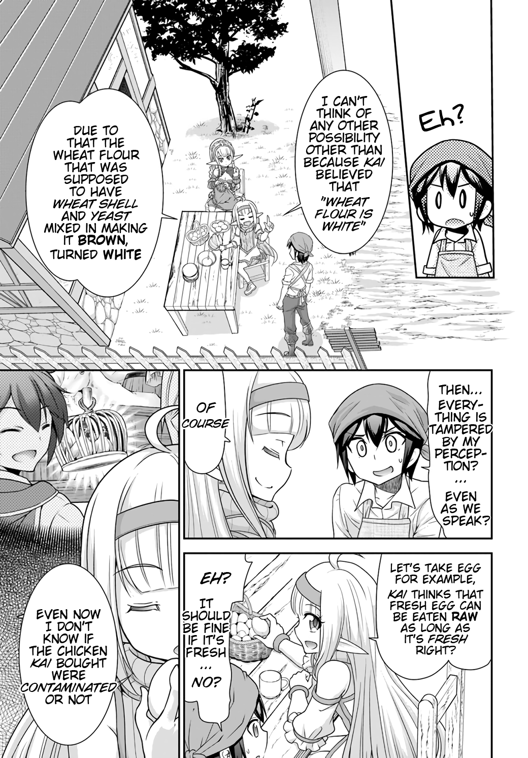 Tenohira Kaitaku Mura De Isekai Kenkokuki Fueteku Yome-Tachi To Nonbiri Mujintou Life chapter 19 - page 12