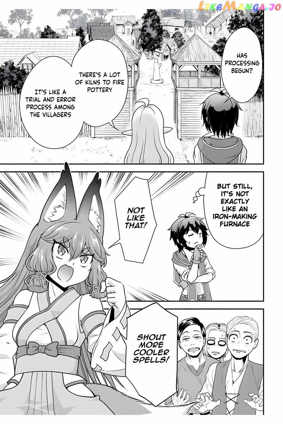 Tenohira Kaitaku Mura De Isekai Kenkokuki Fueteku Yome-Tachi To Nonbiri Mujintou Life chapter 34 - page 12