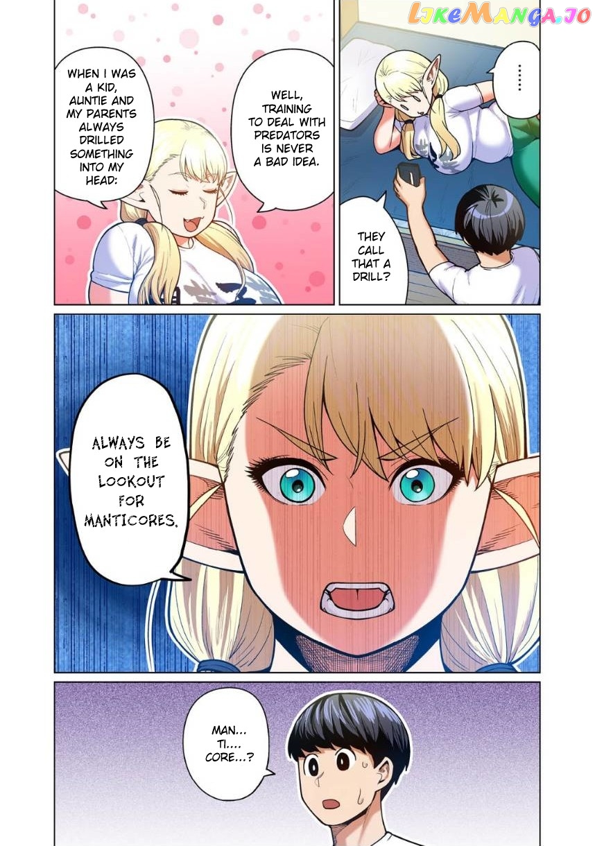 Shin Elf-san wa Yaserarenai. chapter 7 - page 6