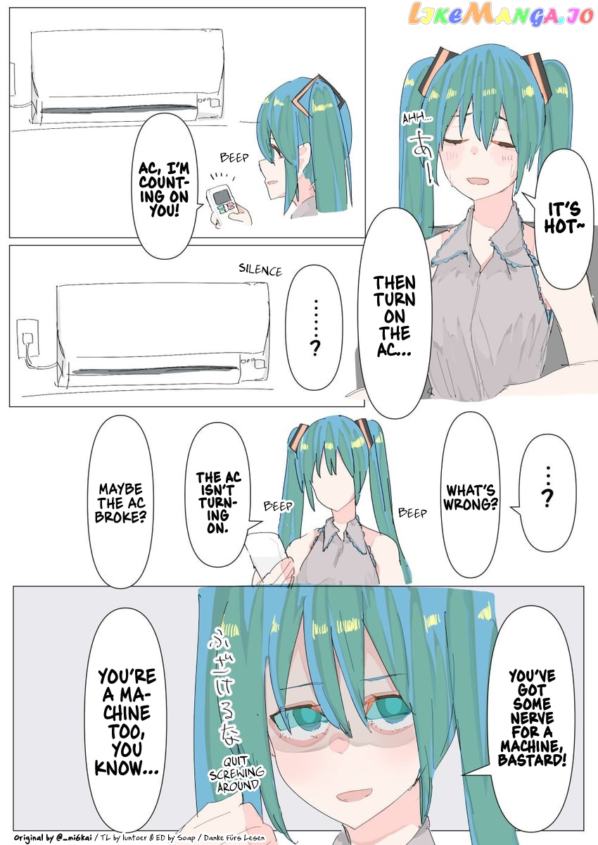 The Daily Life Of Master & Hatsune Miku chapter 3 - page 1