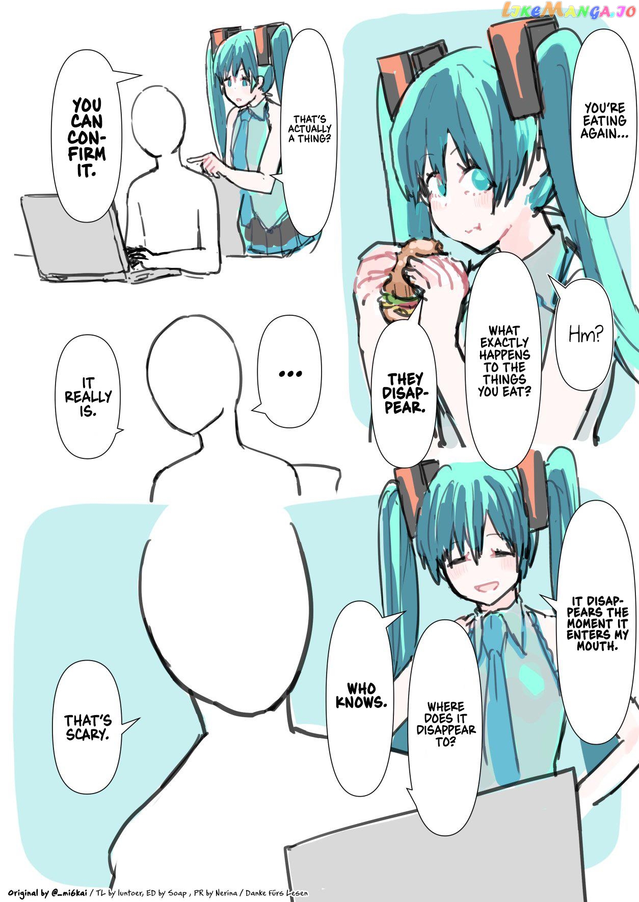 The Daily Life Of Master & Hatsune Miku Chapter 32 - page 1