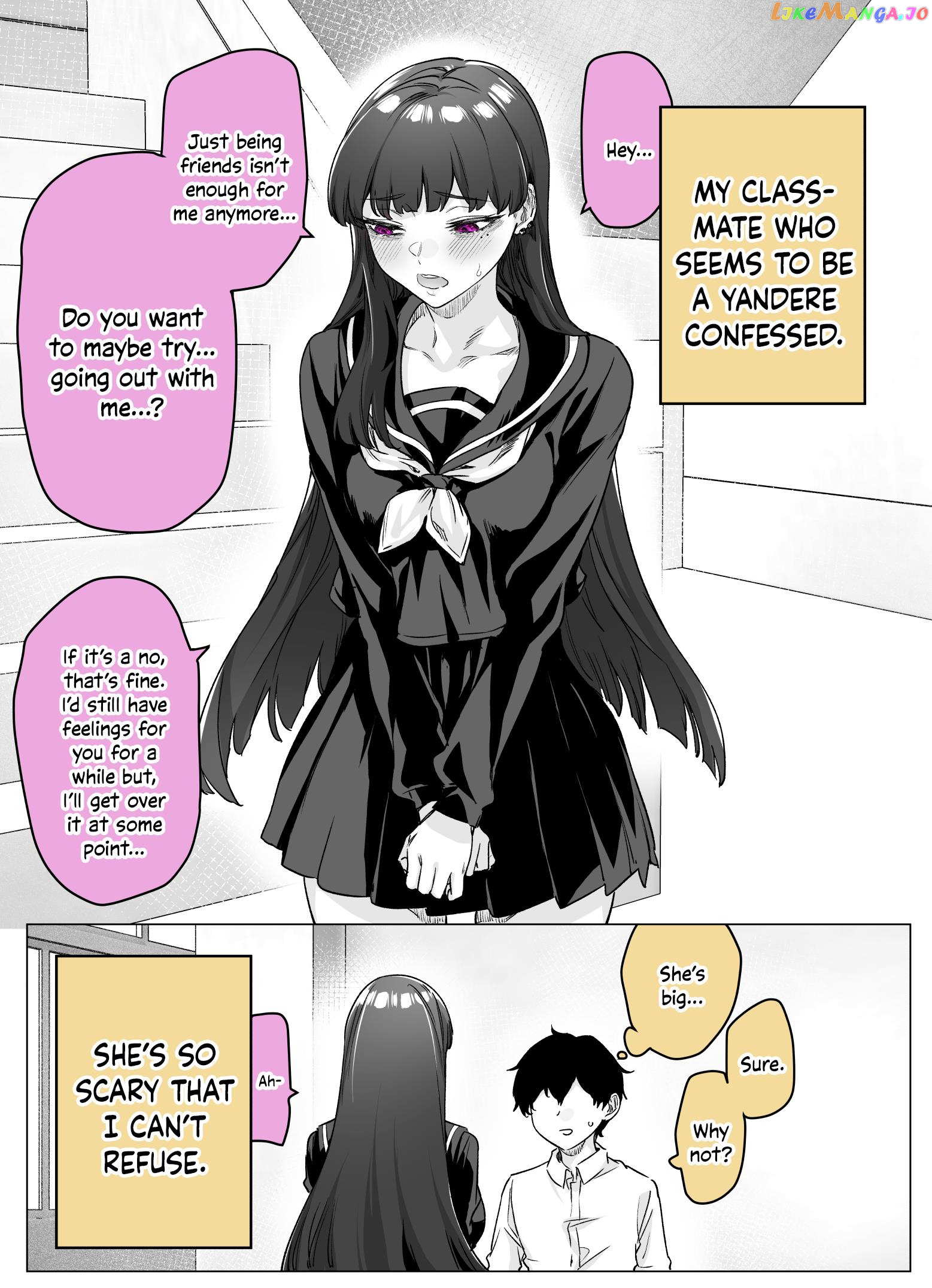 I Thought She Was a Yandere, but Apparently She’s Even Worse Chapter 12 - page 1