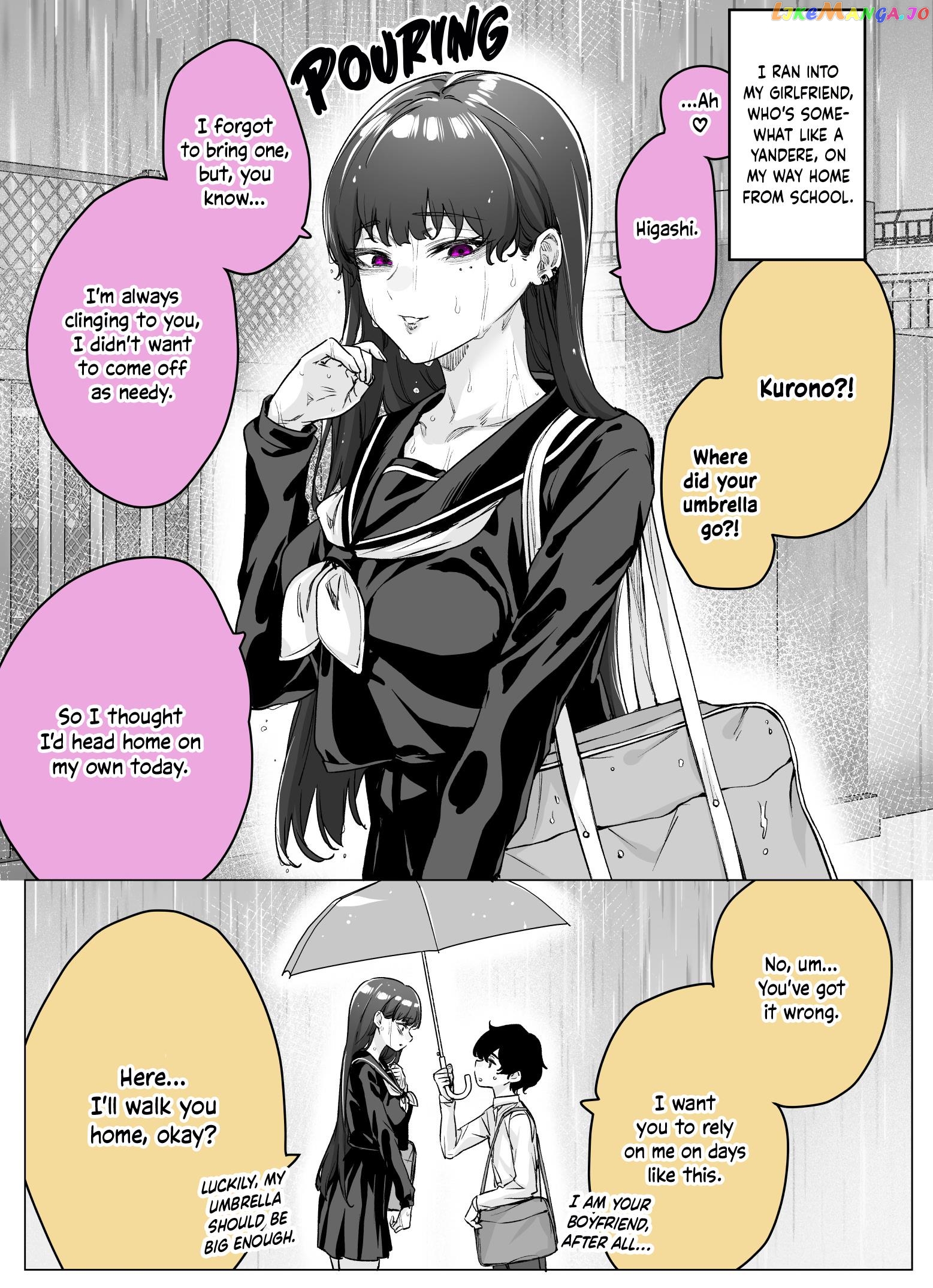 I Thought She Was a Yandere, but Apparently She’s Even Worse Chapter 15 - page 1