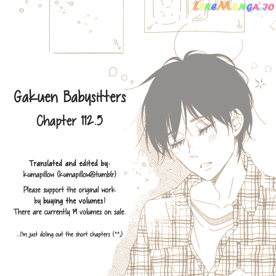 Gakuen Babysitters chapter 112.5 - page 1