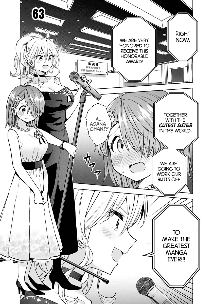 Saotome Shimai ha Manga no Tame Nara!? chapter 63 - page 2