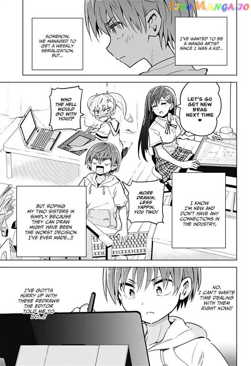 Saotome Shimai ha Manga no Tame Nara!? chapter 1 - page 13