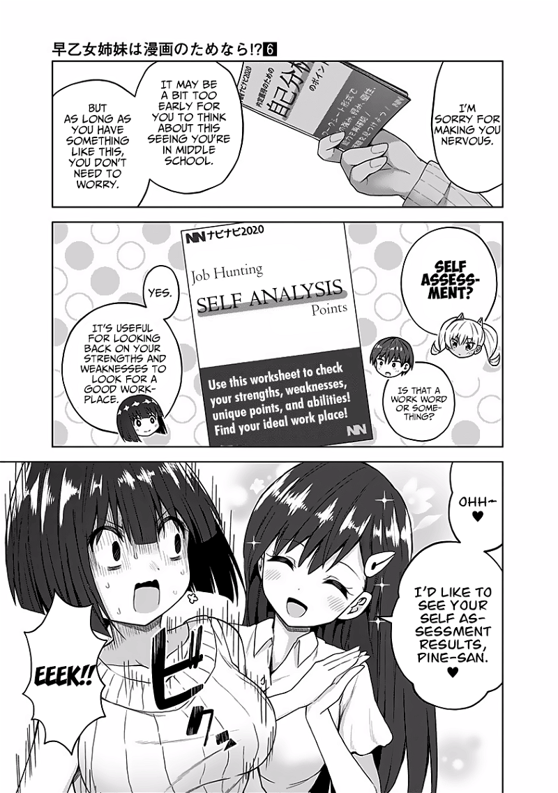 Saotome Shimai ha Manga no Tame Nara!? chapter 48 - page 8